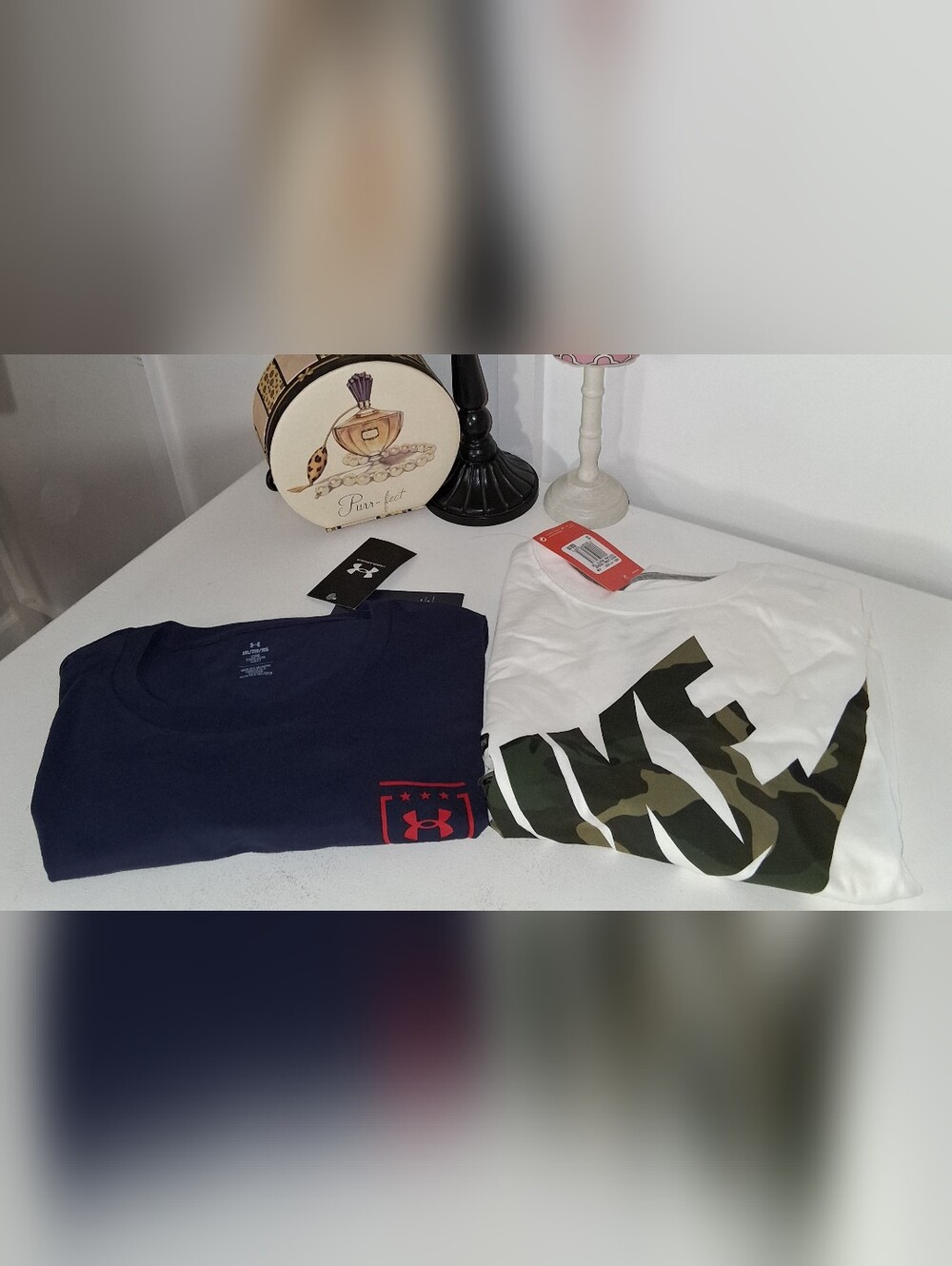 2 Men's T Shirt Bundle 1 Nike 1 Under Armour Sz 2XL NWT